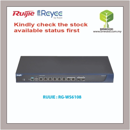 RUIJIE RG-WS6108: NEXT GENERATION ENTERPRISE WIRELESS CONTROLLER