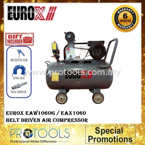 EAW1060G EUROX  AIR COMPRESSOR Johor Bahru (JB), Malaysia, Senai Supplier, Suppliers, Supply, Supplies | Protools Hardware Sdn Bhd