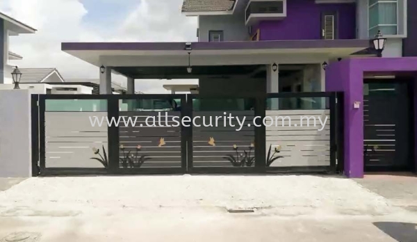 ALUMINIUM TRACKLESS FOLDING GATE Aluminium Trackless Folding Gate Aluminium Gate - i-SmartGate Singapore, Johor, Senai, Selangor, Seremban, Malaysia Manufacturer, Supplier, Supply, Supplies | AST Automation Pte Ltd