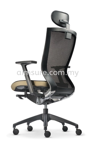 MX Presidential high back chair AIM8111N-NHB(back view)