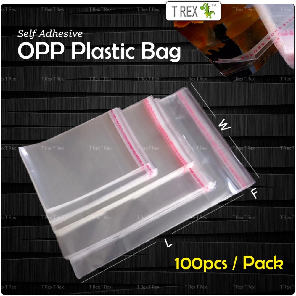 100pcs OPP Self Adhesive Plastic Bag (8 Sizes) Packaging Ware Plastic  Packaging Ware Malaysia, Selangor, Kuala Lumpur (KL), Bukit Sentosa Supplier,  Suppliers, Supply, Supplies | T Rex Metalware Sdn Bhd