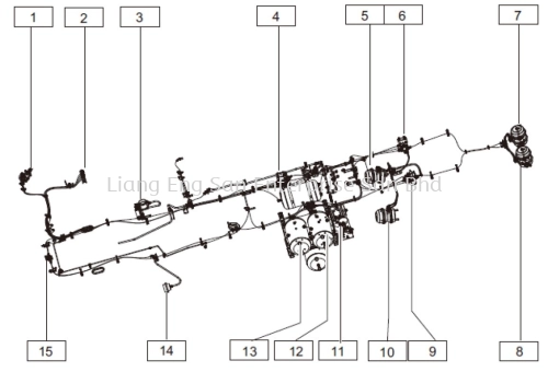 Brake valve system layout