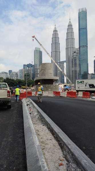 Cast In-Situ Road Kerb Cast In Situ Road Kerb Kuala Lumpur (KL), Malaysia, Selangor, Cheras Paving System, Road Builder | LIEW KAH SIN SDN BHD