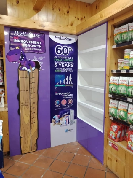 Pediasure Pillar Wrap With Sticker Customized Display  Selangor, Malaysia, Kuala Lumpur (KL) Supplier, Suppliers, Supply, Supplies | Mpower Crevolution Sdn Bhd