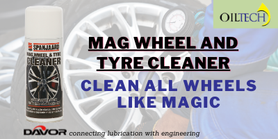 Powerful cleaner for all types of alloy wheels and tyres