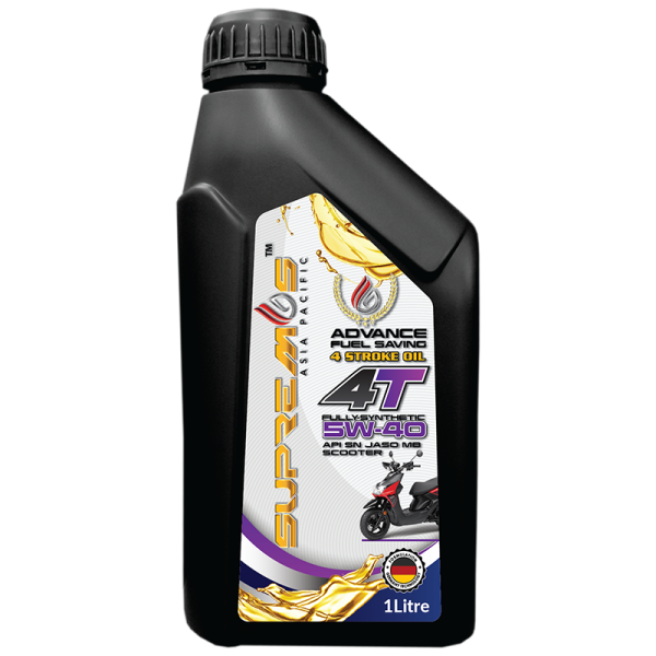 SUPREMOS 4T 5W40 SN MB Scooter Fully Syn 1L Motorcycle Engine Oil Engine Oil Malaysia, Johor Bahru (JB) Manufacturer, Supplier, Supply, Supplies | Cox Ventures International Sdn Bhd