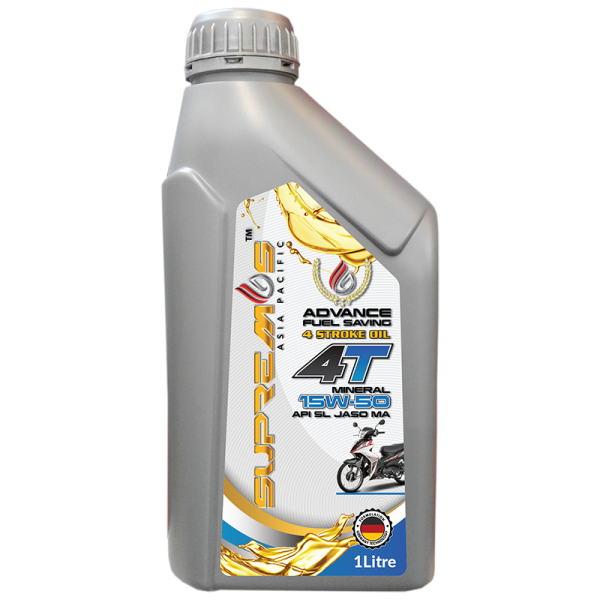 SUPREMOS 4T SL MA 15W50 Mineral 1L Motorcycle Engine Oil Engine Oil Malaysia, Johor Bahru (JB) Manufacturer, Supplier, Supply, Supplies | Cox Ventures International Sdn Bhd