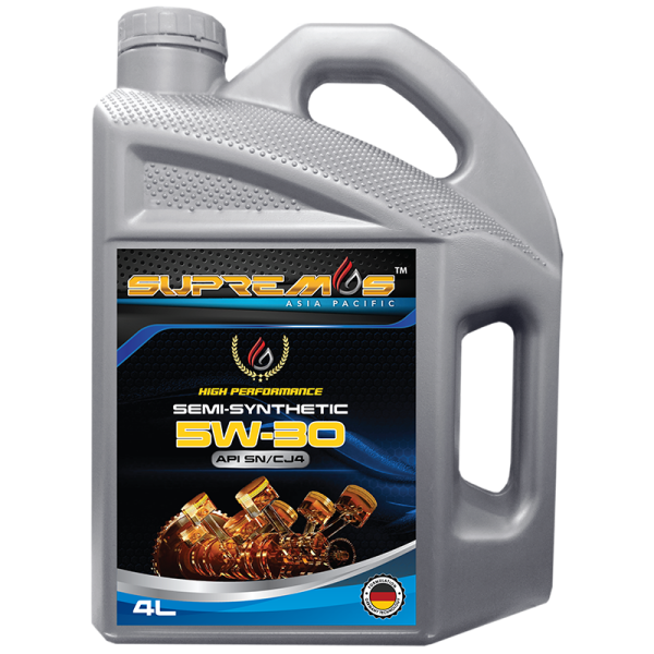 SUPREMOS 5W30 Semi Syn SN/CJ4 4L Car Engine Oil Engine Oil Malaysia, Johor Bahru (JB) Manufacturer, Supplier, Supply, Supplies | Cox Ventures International Sdn Bhd