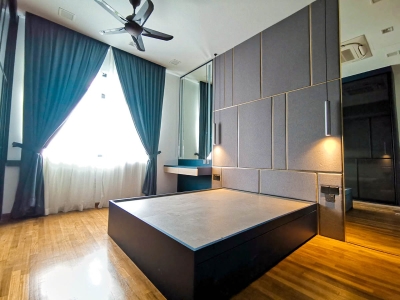 Master Bedroom-Bedhead-Modern Interior Design Ideas - Renovation Remodeling -Taman Gaya, Ulu TiramJohorBahru