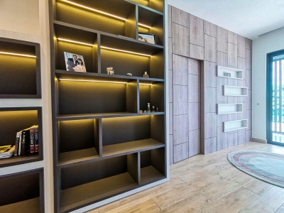 Bedroom Area Display Cabinet - Interior Design Ideas- Renovation - Residential - Pekan Nanas Johor