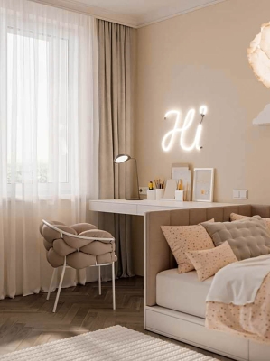 Girl-Bedroom- Modern Interior Design Ideas - Renovation - Residential - johor bahru - Skudai