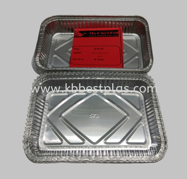 570-P MyChef (5pcs) Aluminium Foil Penang, Malaysia, Perak, Kedah, Butterworth, Kepala Batas Supplier, Suppliers, Supply, Supplies | KB BESTPLAS ENTERPRISE (M) SDN BHD