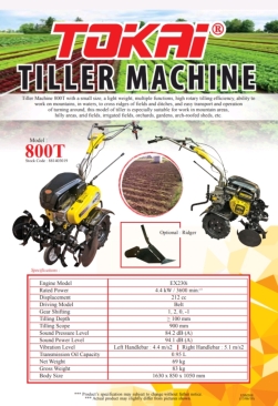 Tokai 800T Power Tiller