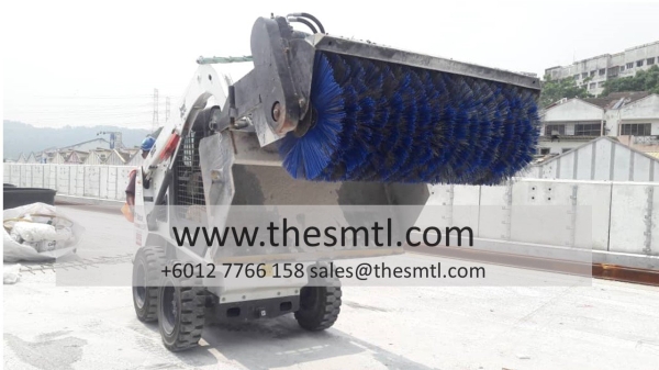 Sweeper (Atatched with Skid Steer Loader) Sweeper  Rental Malaysia, Johor, Singapore, Selangor, Kuala Lumpur (KL), Penang Rental, Supplier | Schmetterling Rental Sdn Bhd