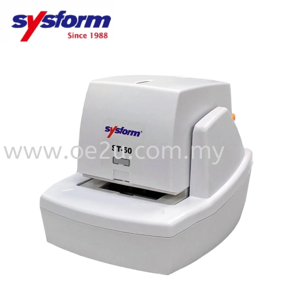 SYSFORM ST-50 Heavy Duty Electric Stapler (Stapling Capacity: 50