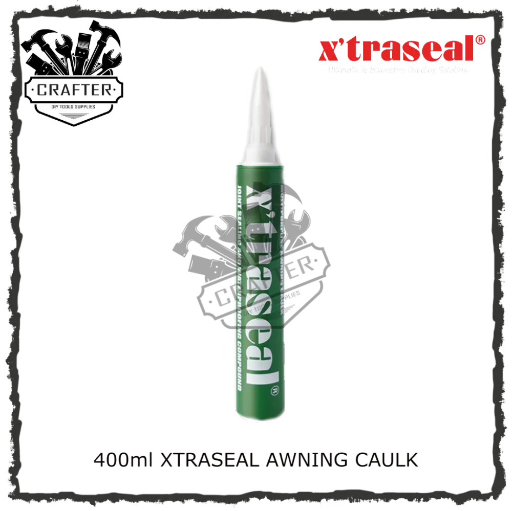 400ml XTRASEAL AWNING CAULK & ROOFING SILICONE SEALANT