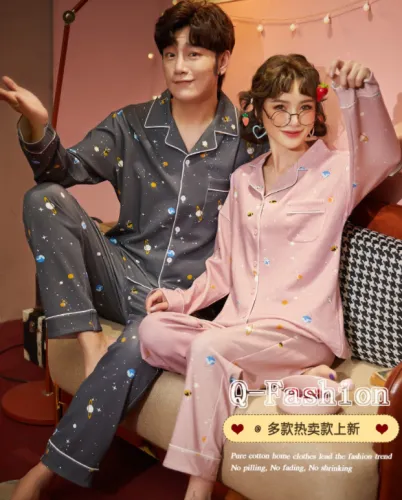 Sleepwear 舒适睡衣男女套装