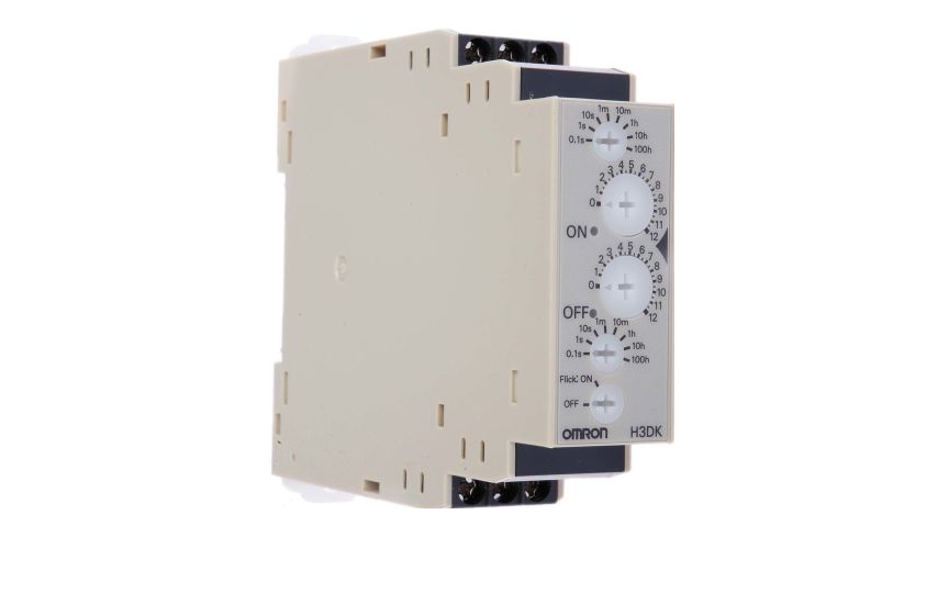 omron h3dk-f in track-mounted, 22.5-mm-width standard timer series
