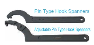 TMSP29 Pin Type Hook Spanners