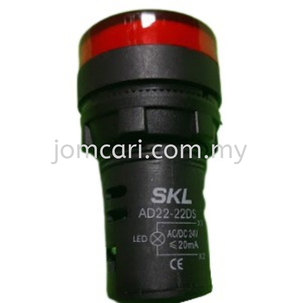 SKL LED INDICATOR AD22 22DS RED 24V