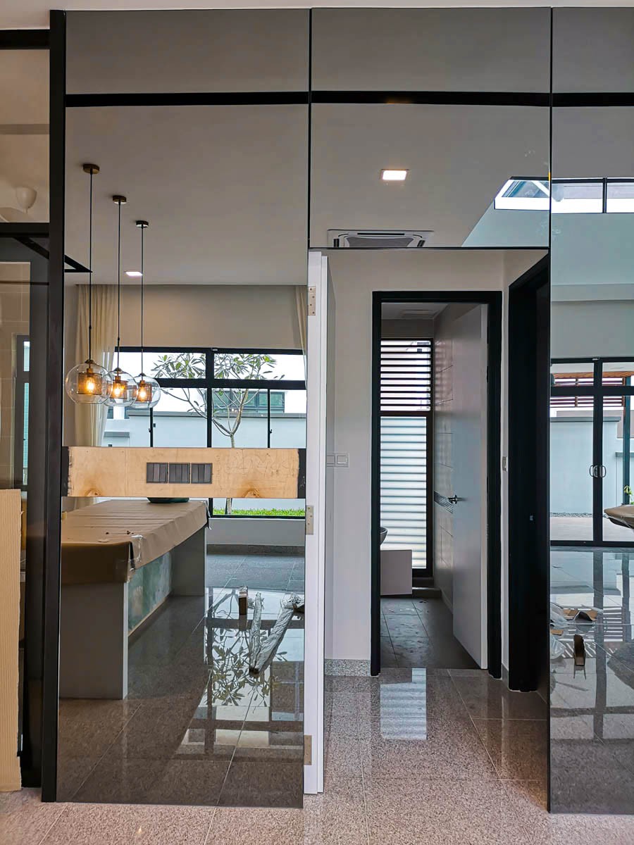 Kitchen Area Dry&Wet Kitchen Cabinet Modern Interior Design Ideas-Renovation-Residential-Johor Bahru