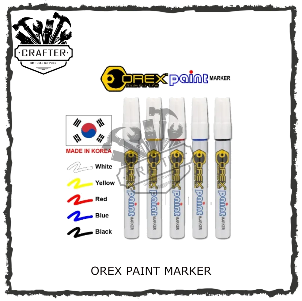 OREX Permanent Paint Marker (Made In Korea)