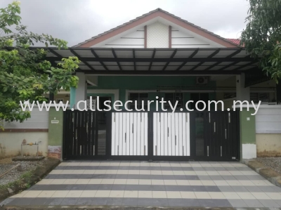 ALUMINIUM TRACKLESS FOLDING GATE