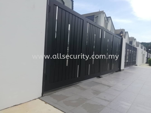 ALUMINIUM TRACKLESS FOLDING GATE Aluminium Trackless Folding Gate Aluminium Gate - i-SmartGate Singapore, Johor, Senai, Selangor, Seremban, Malaysia Manufacturer, Supplier, Supply, Supplies | AST Automation Pte Ltd