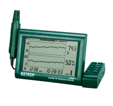 EXTECH RH520A-240 : Humidity+Temperature Chart Recorder with Detachable Probe (240V)