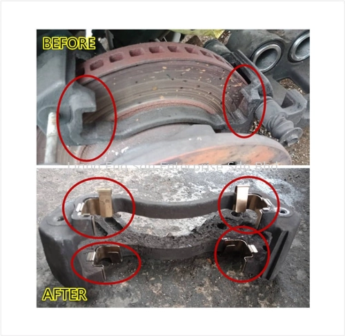 REPLACE DISC PAD,REPAIR KIT,BRAKE PISTON,& BRAKE PAD CLIPS.