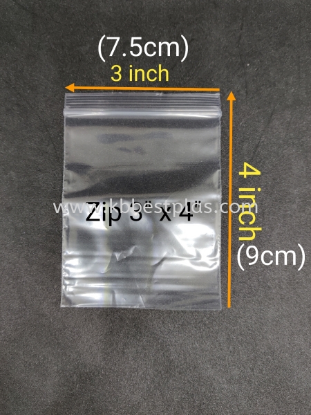 Zip 3"x4" 100pcs+/- Zip Plastic Bag Penang, Malaysia, Perak, Kedah, Butterworth, Kepala Batas Supplier, Suppliers, Supply, Supplies | KB BESTPLAS ENTERPRISE (M) SDN BHD