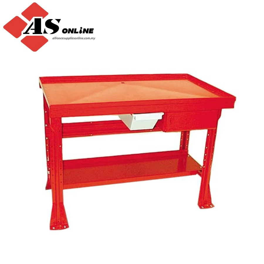 SNAP-ON Teardown Benches *Shown with the optional fluid container, drawer kit, and shelf* / Model: EQ2311DT