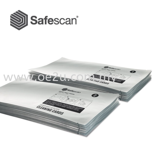 SAFESCAN Cleaning Cards For Counterfeit Detectors (20 Pieces)