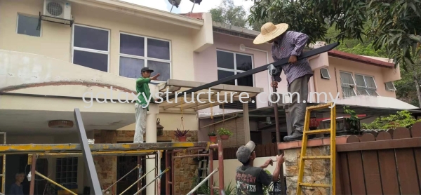 To Dismantle Old Awning and Fabrication Pergola Acp Awning @ Jalan Bu12, Taman Bukit Utama, Bukit Antarabangsa,68000 Ampang. Panel Komposit Aluminium Selangor, Malaysia, Kuala Lumpur (KL), Shah Alam Supplier, Suppliers, Supply, Supplies | GALAXY STRUCTURE & ENGINEERING SDN BHD