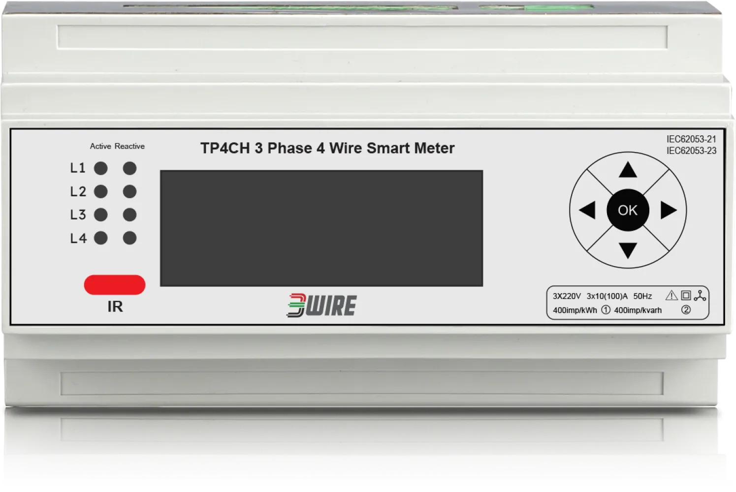 TP4CH 3 Phase 4 Wire Smart Meter