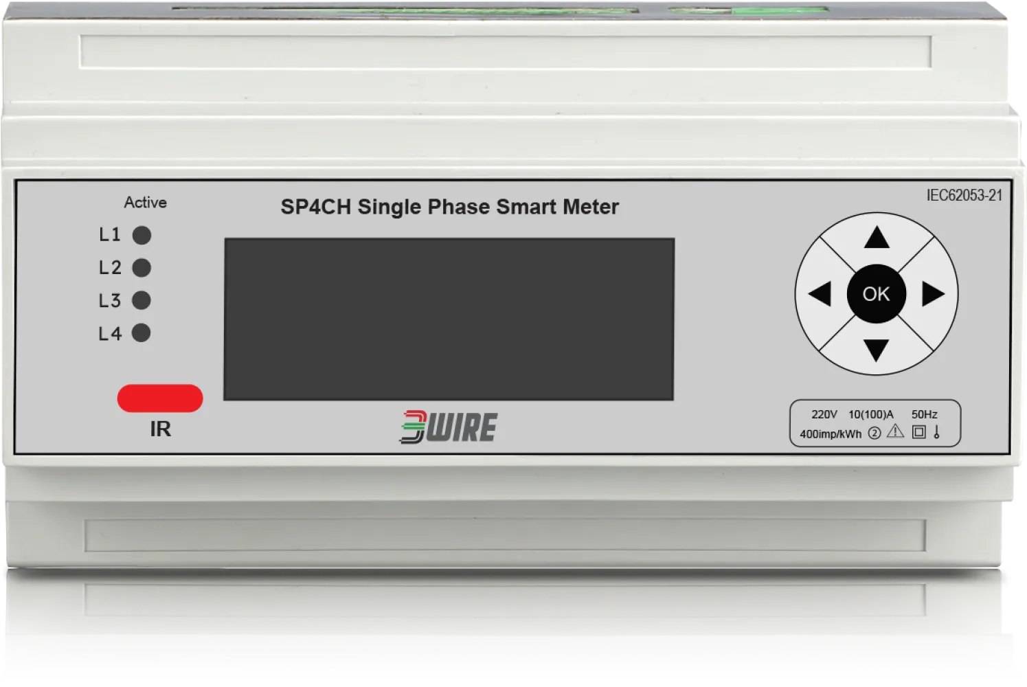 SP4CH Single Phase 4 Channel Smart Meter