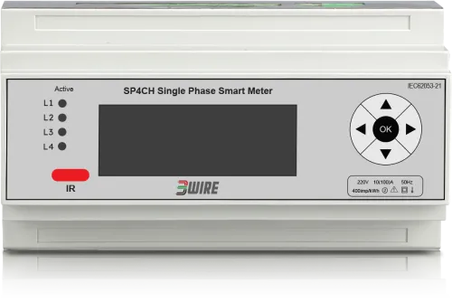 SP4CH Single Phase 4 Channel Smart Meter