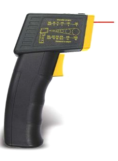 lutron tm-958 infrared thermometer, mini type, emissity adjustment, laser target