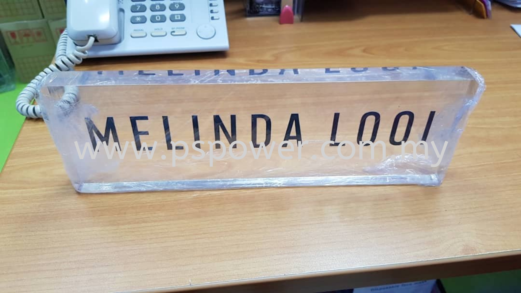 Acrylic Engraved Signage