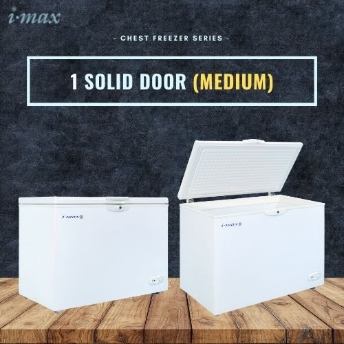 327L (Medium) Chest Freezer Solid Door Chest Freezer Chest Freezer Series Malaysia, Selangor, Kuala Lumpur (KL), Penang, Sabah Supplier, Manufacturer, Supply, Supplies | POWER COOL EQUIPMENTS (M) SDN BHD