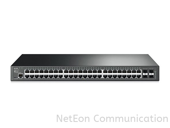 TP-Link T2600G-52TS (TL-SG3452) JetStream 48-Port Gigabit L2 Managed Switch with 4 SFP Slots TP-Link Managed Type Enterprise Network Switches Selangor, Malaysia, Kuala Lumpur (KL), Petaling Jaya (PJ) Supplier, Suppliers, Supply, Supplies | NetEon Communication Sdn Bhd