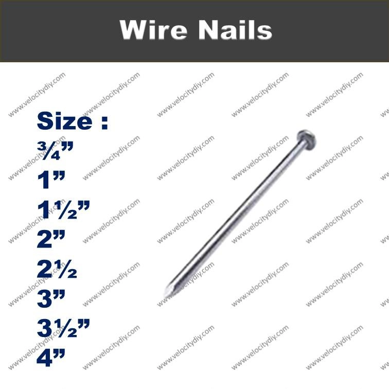 （铁钉） WIRE NAILS FOR WOOD/PAKU KAYU