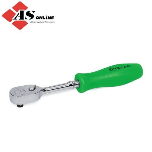 SNAP-ON 1/4" Drive Dual 80 Technology Hard Grip Long Handle Ratchet (Green) / Model: THLD72G