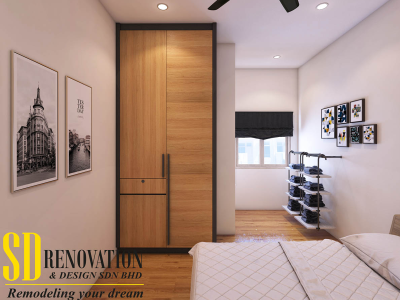 Bedroom Wardrobe & Dresser Design- Interior Design Ideas-Renovation-Residential-Bandar Dato Onn, Johor Bahru