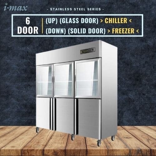 6 Door Chiller Freezer 2 in 1 (Chiller Freezer) Series Stainless Steel Series Malaysia, Selangor, Kuala Lumpur (KL), Penang, Sabah Supplier, Manufacturer, Supply, Supplies | POWER COOL EQUIPMENTS (M) SDN BHD