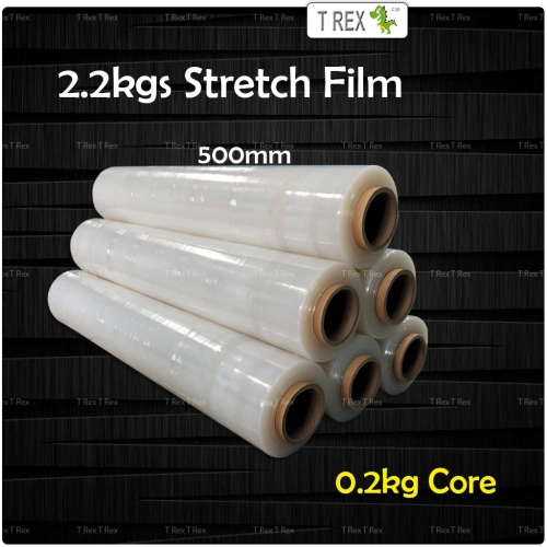 500mm x 2.2kg x 0.2kg Core - Stretch Film