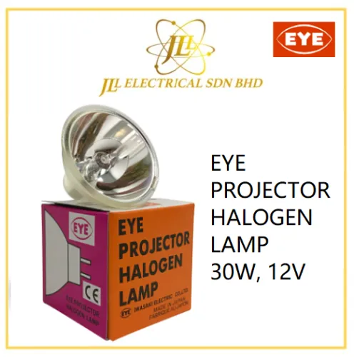 EYE JCR 12V 30W GZ6.35 MR16 PROJECTOR HALOGEN LAMP