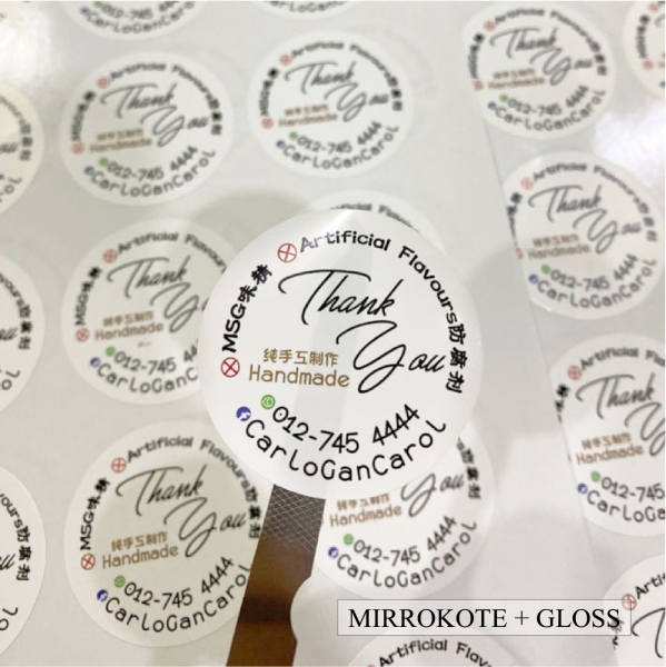 Mirrokote Sticker + Gloss Sticker & Label Johor Bahru (JB), Malaysia, Johor Jaya Service | INNOVATIVE PRINTING ENTERPRISE