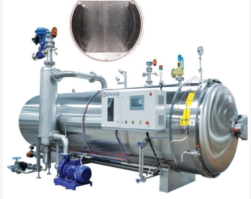 1.0m3 Electrical heating high pressure Horizontal mushroom /can/pouch sterilizer autoclave retort machine