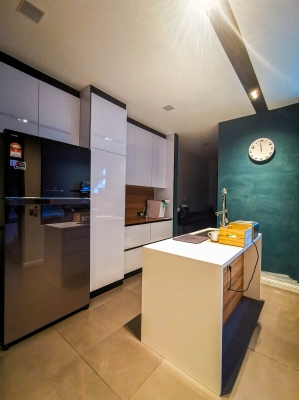 Kitchen Area Dry&Wet Kitchen Cabinet Modern Interior Design Ideas-Renovation-Residential-Johor Bahru